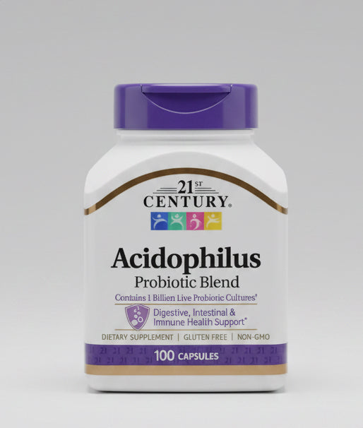 21st Century Acidophilus Probiotic Blend - 100 Capsules