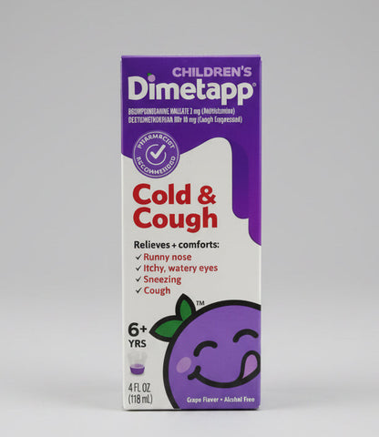 Children’s Dimetapp Cold & Cough 感冒咳嗽 葡萄液 4 OZ