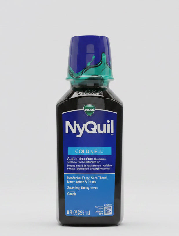 NyQuil Cold & Flu Liquid - 8 fl oz