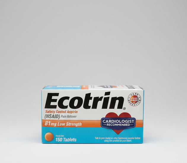 Ecotrin Safety Coated Aspirin 81mg - 150 Count