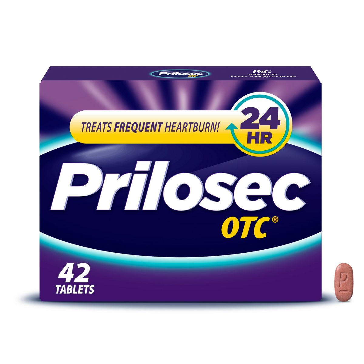 Prilosec OTC Omeprazole 20 mg, 42 Tablets