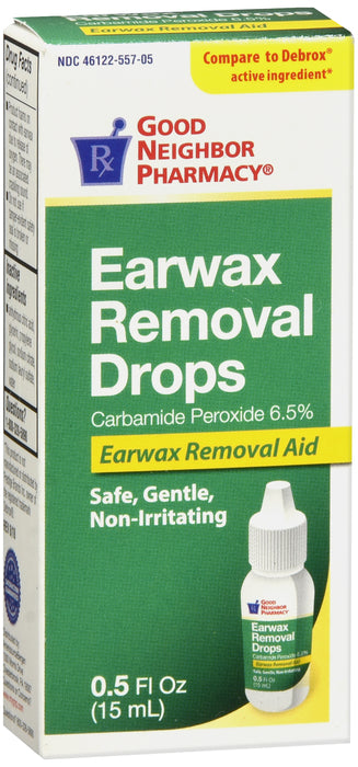 Good Neighbor Pharmacy Carbamide Peroxide 6.5% Earwax Removal Drops, 15 mL