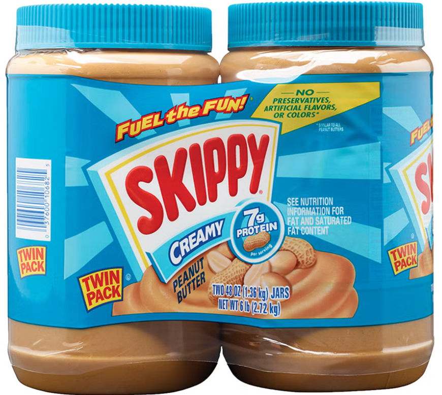 Skippy Peanut Butter, Creamy, 48 oz