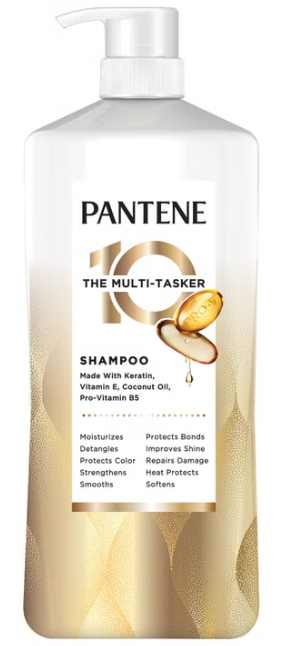 Pantene Multi-Tasker 10 Shampoo, 38.2 fl oz