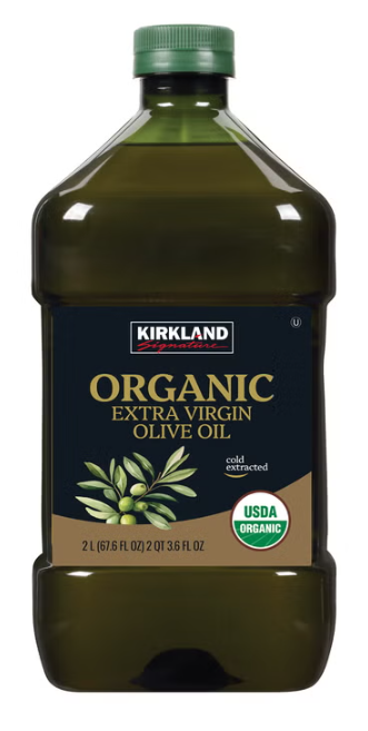 Kirkland Signature 有机特级初榨橄榄油 2L | 冷萃取 | Organic Extra Virgin Olive Oil 2L