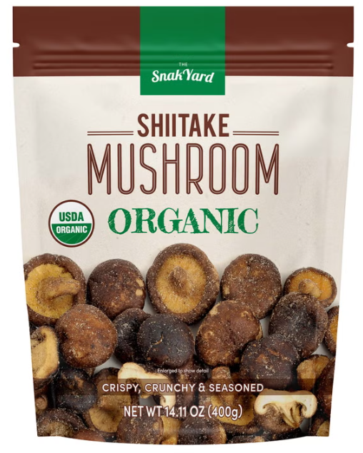 SnakYard Organic Shiitake Mushrooms, 14.11 oz