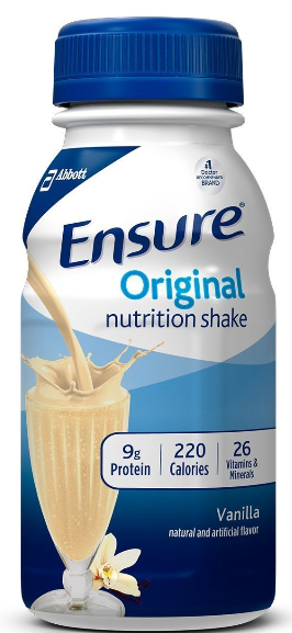 Ensure 安素 香草口味营养奶昔 8盎司 | 27种维生素矿物质 9g蛋白质 | Nutrition Shake Vanilla 8 fl oz