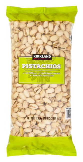 Kirkland Signature In-Shell Pistachios, Salted, 3 lbs