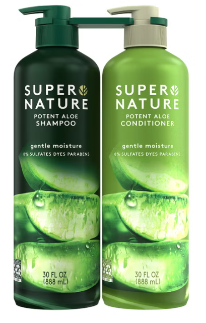 Super Nature Potent Aloe Shampoo & Conditioner Set, 30 fl oz each