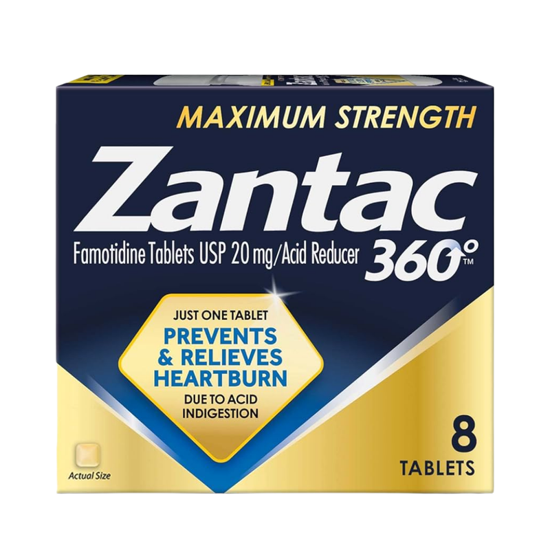 Zantac 360 Maximum Strength 法莫替丁 20mg 8片