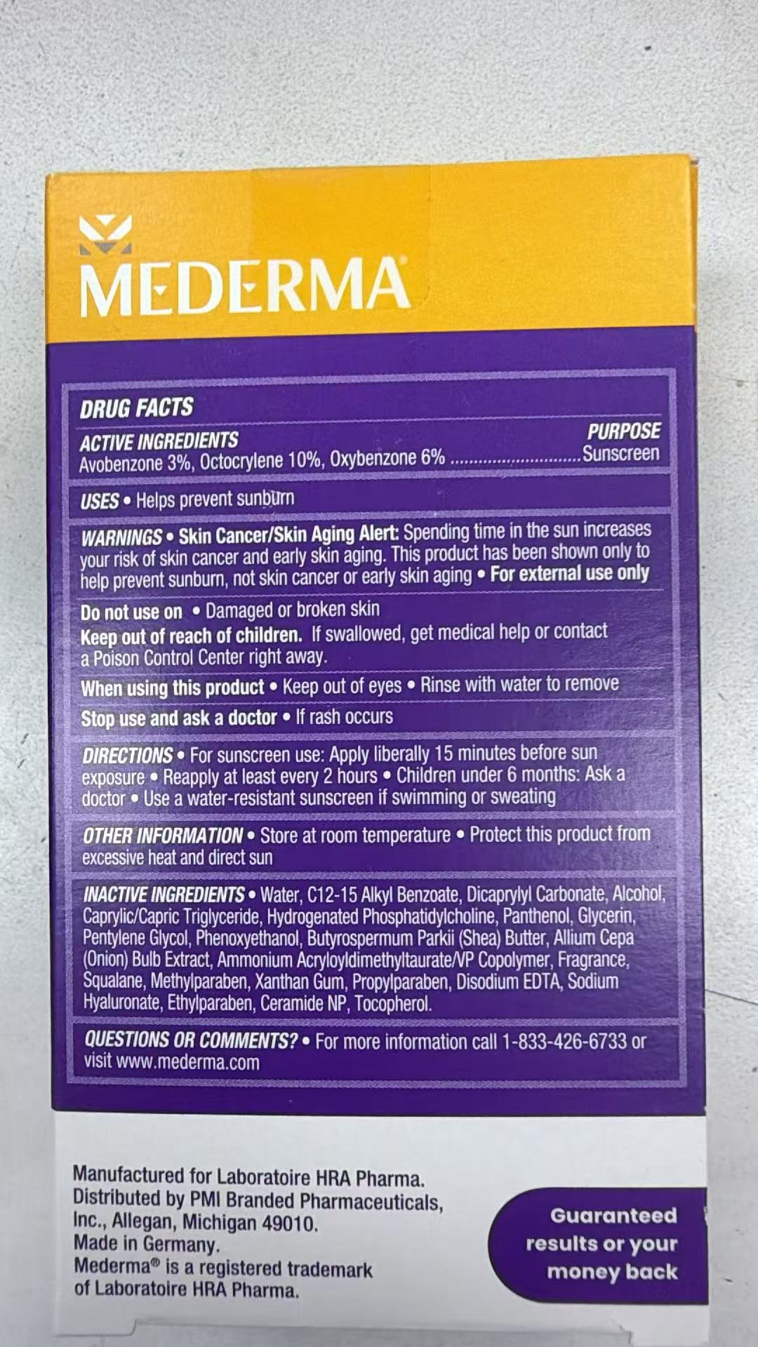 Mederma 医生推荐祛疤霜+防晒SPF30 0.7oz（20g）| 三效配方防晒保湿 | Scar Cream + SPF 30 20g