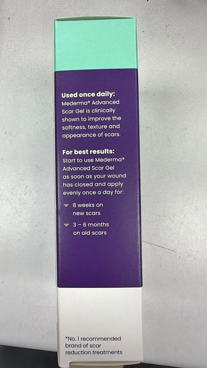 Mederma 高级去疤凝胶 1.76oz（50g）| 三效配方深层渗透 | Advanced Scar Gel 50g