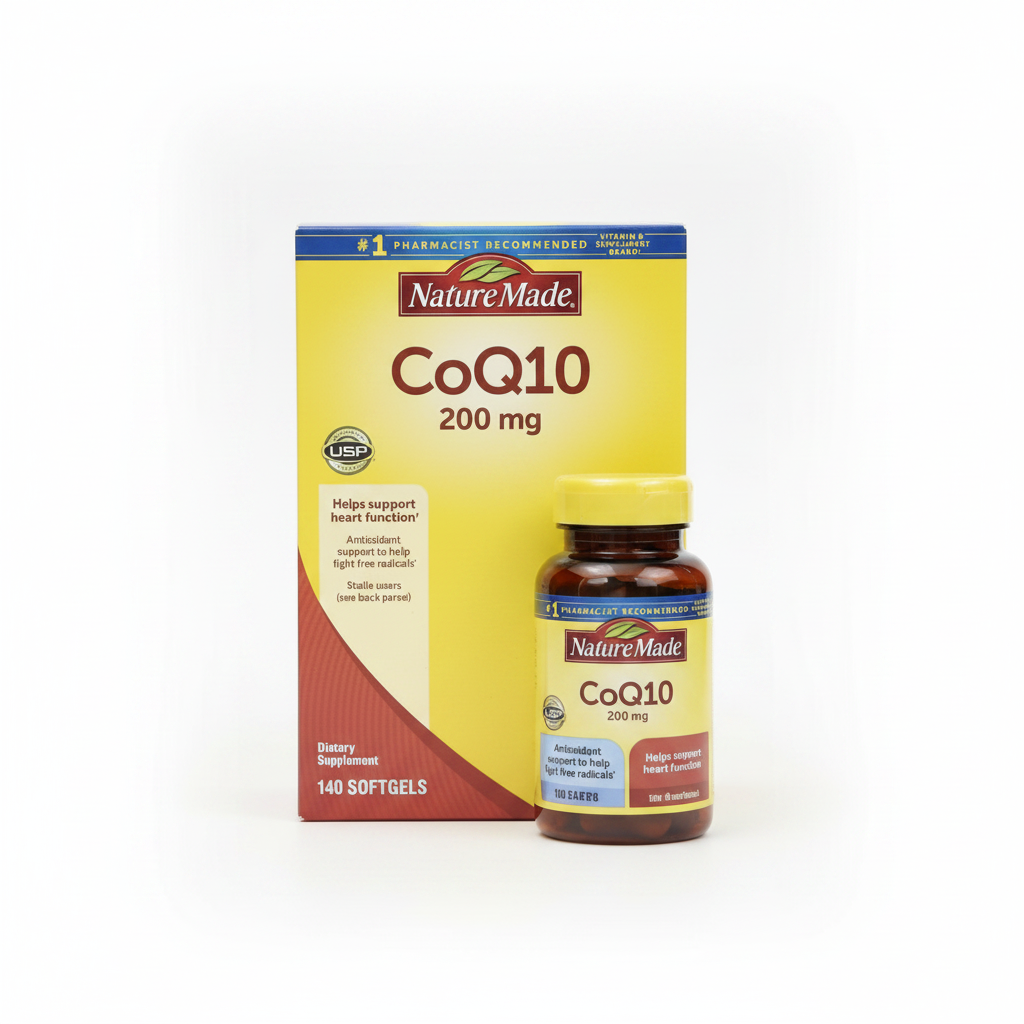 Nature Made CoQ10 白底产品图